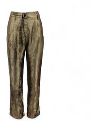 Monzlapur New York - Burnt High-Waisted Pant - Lyst