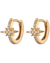 Scream Pretty - Starburst Huggie Earrings - Lyst