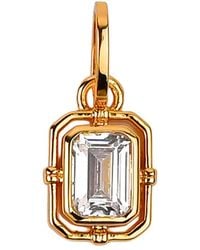 Zynnia Collective - April/ Cz Birthstone Charm - Lyst