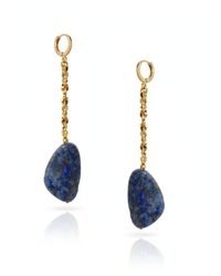 Jaredjamin - Cleo Lapis Lazuli Chain Drop Earrings - Lyst