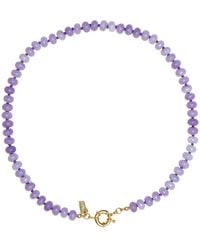 Christina Greene - Sweet Stone Beaded Knotted Necklace - Lyst