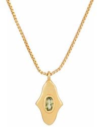 Opium Jewels - Birthstone Hamsa Necklace - Lyst