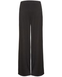 Audrey Vallens - Palazzo Rib Pants - Lyst