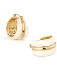 Retro Chic - Ostuni Hoops Earrings - Lyst