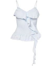 Amy Lynn - Stefania Draped Ruffles Top - Lyst