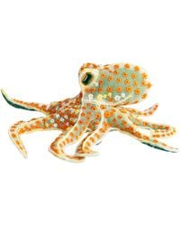 Nana Watanabe - Flora Octopus – Sculptural Embroidered Brooch - Lyst