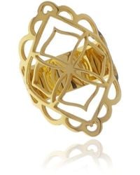 Georgina Jewelry - Signature Diamond Shape Ring - Lyst