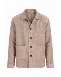 Komodo - Neutrals Railway Hand Woven Cotton Jacket - Lyst