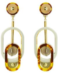 Gissa Bicalho - Neutrals Earring Intersection - Lyst
