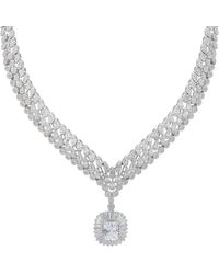 LÁTELITA London - Countess Statement Moissanite Necklace - Lyst