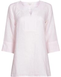 NoLoGo-chic - Lifestyle Long Linen Top - Lyst