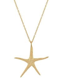 Ebru Jewelry - Sea Whisper Starfish Vermeil Necklace - Lyst