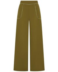 Nooki Design - Clipper Trousers In Olive - Lyst