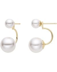 Lisa&Co. - Earrings Pearl Anchor Xl - Lyst