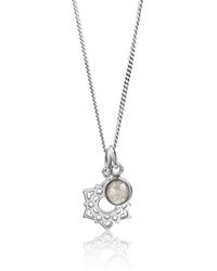 The Jewellery Store London - Crown Chakra/Sahastrara Charm Necklace - Lyst