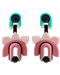 Gissa Bicalho - Handmade Acrylic Earring Lilium Candy - Lyst