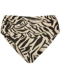 Leyla Maya Ltd - Neutrals Paloma High Waisted Bikini Bottoms - Lyst