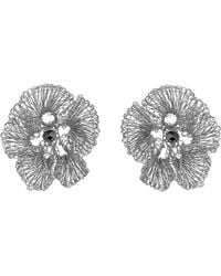 Lavish by Tricia Milaneze - All Plumeria Handmade Post Earrings - Lyst