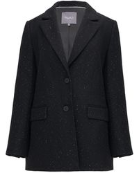 InAvati - Single-Breasted Jacket With Diagonal Split - Lyst