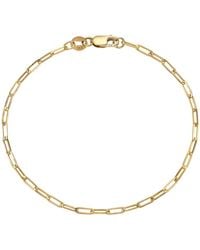 Öugie - The Paperclip Chain Bracelet - Lyst
