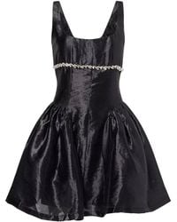 Amy Lynn - Cheryl Embellished Satin Crepe Dress - Lyst