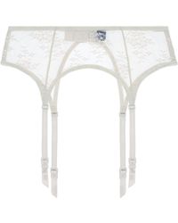 Journelle - Romy Suspender Belt Alabaster - Lyst