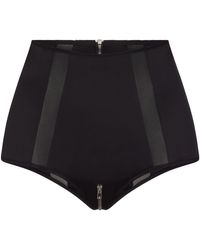 Lunatic Femme - Sweet Tooth Silk Panty With Two-Way Zipper - Lyst