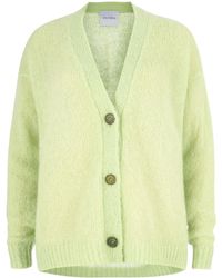 SALANIDA - Melody Mohair Cardigan Limone - Lyst