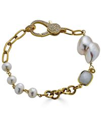Loni Paul Jewelry - Moonstone & Pearl Bracelet - Lyst