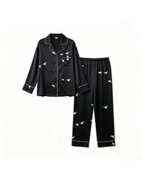 Silkinc - Swan Goose Pajamas - Lyst