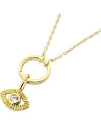 Harfi - Plated Evil Eye Pendant Charm Good Luck Necklace - Lyst