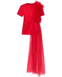 LIA ARAM - Layered Tulle Tee - Lyst