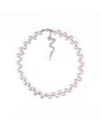 Mineralgems•Studio - Alternating Pearl Choker - Lyst