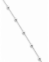 The Pheia - Ball Beaded Anklet - Lyst