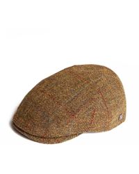 Dasmarca Hats - Justin Meadow Harris Tweed Flat Cap Made - Lyst