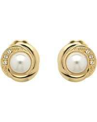 Emma Holland Jewellery - Pearl & Crystal Stud Clip Earrings - Lyst