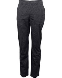 lords of harlech - Luxurious Paisley Printed Stretch Twill Trousers - Lyst