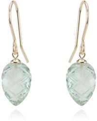 MOUNIR LONDON - Carved Green Amethyst Earrings - Lyst