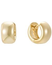 Nazzar - Small Tube Huggie Hoop Earrings - Lyst