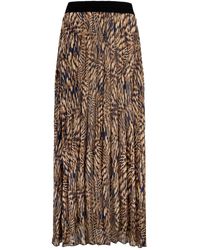 Traffic People - A Little Breeze Animal Print Hera Midi Skirt - Lyst