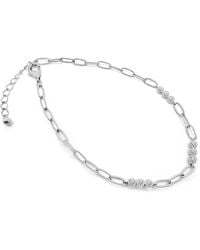 Clemence Wren - Triple Gemstone Bracelet Chain - Lyst