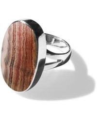 FV Jewellery - La Stèle Rhodochrosite & Oval Ring - Lyst
