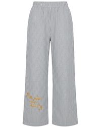 King Naked - Away From Reality Trousers Striped - Lyst