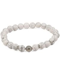 Addicted - Haumea Handmade Sterling Bracelet With Howlite - Lyst