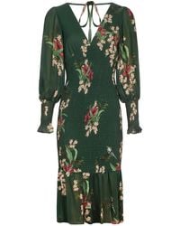 Urban Touch - Floral Print Bodycon Style Long Sleeve Dress _ - Lyst