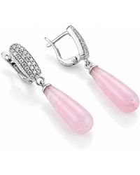 Najiba - Cascade Earrings Quartz - Lyst
