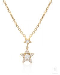 The Jewelz - Neutrals Starlight Halo' Necklace - Lyst