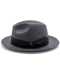 DORIA 1905 - Panama Cuenca Fedora Hat - Lyst