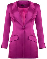 Tia Dorraine - Midnight Sky Hourglass Blazer – Haze - Lyst