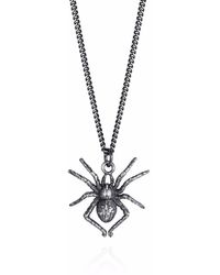 Yasmin Everley Spider Necklace - Metallic